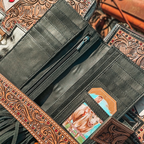 Don’t Chase Cowboys Wallet a Haute Southern Hyde by Beth Marie Exclusive - Picture 6 of 6